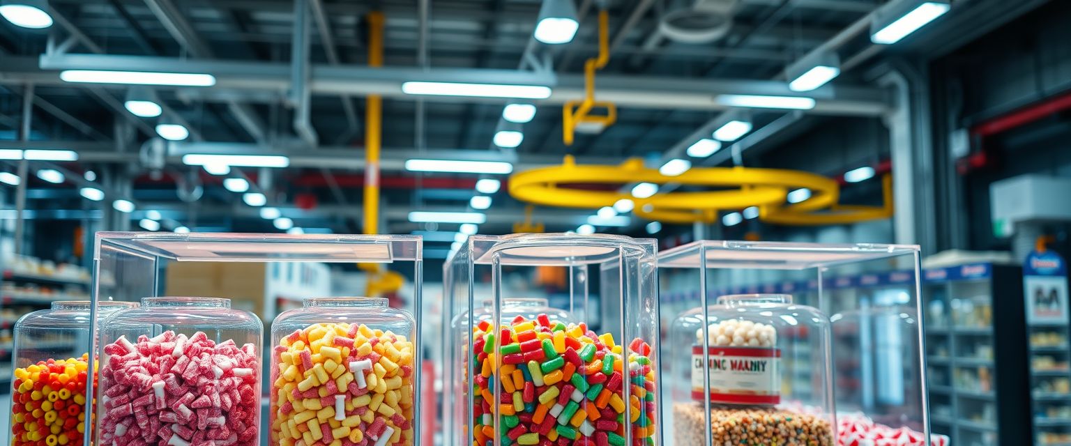 Exhibidores De Plastico Para Dulces